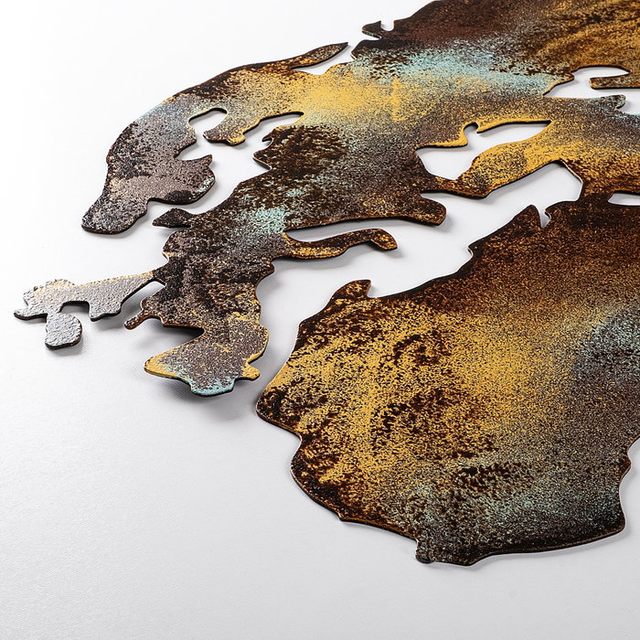Wallity World Map Medium - 3 Multicolor